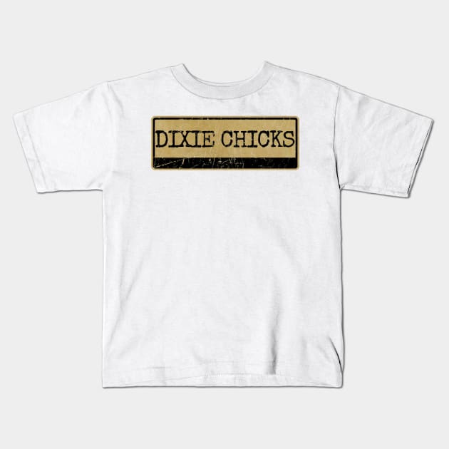 Aliska text black retro - Dixie Kids T-Shirt by Aliska